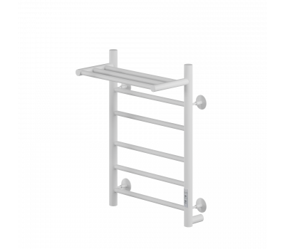 Полотенцесушитель электрический Ника WAY-2 60/50 с полкой RAL9016 белый матовый правый тэн
