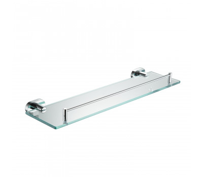 Полка стеклянная Shevanik SG5119, хром