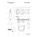 Прогрессивный комплект для ванны и душа Feramolli CL288, хром 