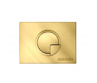 Кнопка BERGES для инсталляции NOVUM R9 золото глянец 040029 