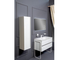 Тумба без раковины Armadi Art Vallessi 80 WHITE 2 полки 837-080-W 