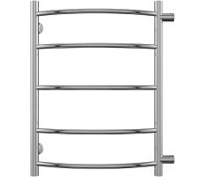 Полотенцесушитель Terminus Эконом Классик П5  боковое подключение черный матовый 