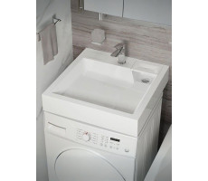 Раковина над стиральной машиной Uperwood Vission 60х60х11 см, белая глянцевая 45483000002 Раковина над стиральной машиной Uperwood Vission 60х60х11 см, белая глянцевая 45483000002