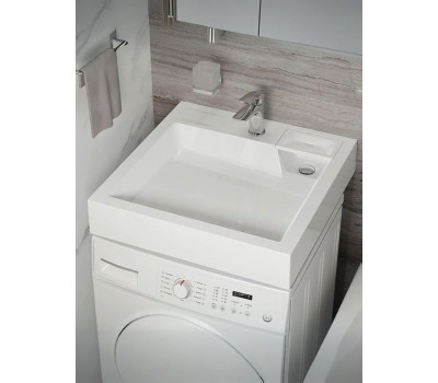 Раковина над стиральной машиной Uperwood Vission 60х60х11 см, белая глянцевая 45483000002 