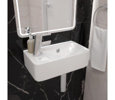 Раковина Teymi Hanna 45 левая, подвесная, белая T50901 Раковина Teymi Hanna 45 левая, подвесная, белая T50901