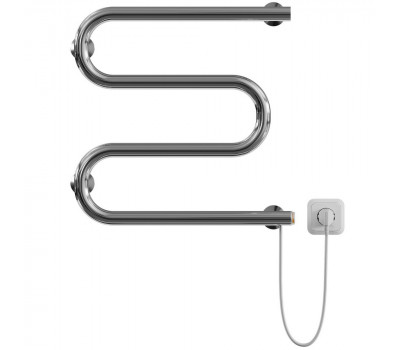 Полотенцесушитель Электрический кабельный Ника SIMPLE М-обр. 50/50 черный матовый 