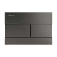 Клавиша смыва Knotlor BIS103GM, вороненая сталь