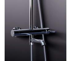 Душевая система c термостатом Damixa Scandinavian Pure 936740000 Хром 
