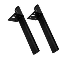 Комплект нерегулируемых мебельных ножек Comforty, 2 штуки, h=200мм, цвет черный матовый 00-00022124 