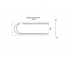 Экран Кайли 150 универсальный Triton Щ0000048093 