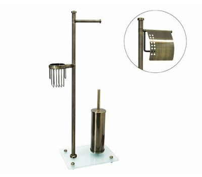 Стойка / Набор держателей WasserKRAFT Exter K-5200 1234 Светлая бронза 
