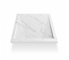 Поддон из искусственного камня ESP-LM128CB ESBANO мрамор белый Поддон из искусственного камня ESP-LM128CB ESBANO мрамор белый