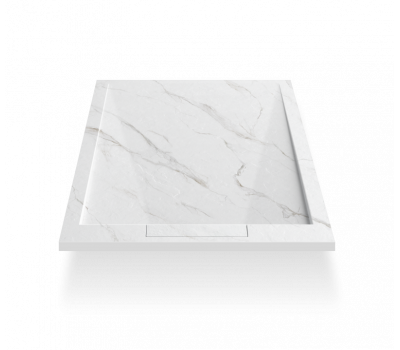 Поддон из искусственного камня ESP-LM128CB ESBANO мрамор белый Поддон из искусственного камня ESP-LM128CB ESBANO мрамор белый