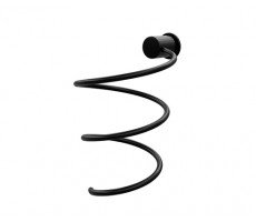 Держатель фена WasserKRAFT Elbe K-7200 1080B черный матовый 