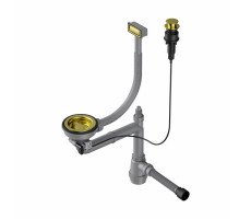 Слив-перелив OMOIKIRI WK-1-LG-A, для одночашевых моек, цвет-светлое золото 4956469 Слив-перелив OMOIKIRI WK-1-LG-A, для одночашевых моек, цвет-светлое золото 4956469