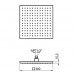 Верхний душ Almar 316 Stainless Steel E044069.316 Нержавейка 
