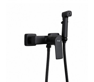Гигиенический душ со смесителем FRAP F2071-6, черный 