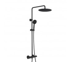 Душевая колонна с термостатическим смесителем Bravat Waterfall Black F939114BM-A2-RUS черный Душевая колонна с термостатическим смесителем Bravat Waterfall Black F939114BM-A2-RUS черный