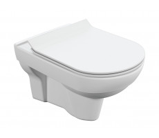 Подвесной унитаз Cersanit CITY Clean On DPL EO slim S-MZ-CITY-COn-S-DL-w белый 