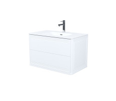 Тумба с умывальником, подвесная, 80 см, белый, Oxford Neo, IDDIS, OXN80W0i95K 