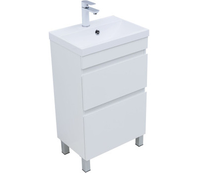 Тумба под раковину Aquanet Нота New 50 белый глянец 00344138 Тумба под раковину Aquanet Нота New 50 белый глянец 00344138