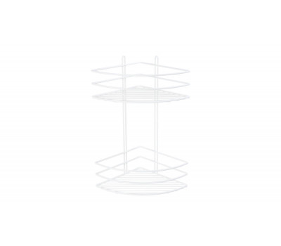 Полка Fixsen угловая двухэтажная белая FX-710W-2 