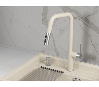 Смеситель для кухни GRANULA 9011, ПИРИТ 