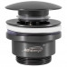 Донный клапан для раковины Hansberge H107BG графит 