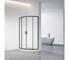 Душевой угол Veconi Rovigo RV-01B, 800x800x1950, черный матовый, стекло прозрачное Душевой угол Veconi Rovigo RV-01B, 800x800x1950, черный матовый, стекло прозрачное