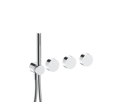 Смеситель для душа термостат Fantini AF/21 27 93 A817B Нержавейка 