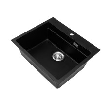 Кухонная мойка Grandex Aqua Comfort 500505, черный металлик