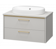 Тумба под раковину Brevita Elche 80 подвесная ELC-01080-0502Я Тумба под раковину Brevita Elche 80 подвесная ELC-01080-0502Я