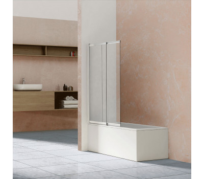 Душевая шторка на ванну Vincea  VSB-1E100CL, 1000*1450, хром, стекло прозрачное 