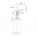 Дозатор WasserKRAFT  K-75996 белый матовый 