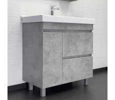 Тумба-умывальник Comforty Осло-80Н бетон светлый с раковиной Fest 80 F01 00-00012959 Тумба-умывальник Comforty Осло-80Н бетон светлый с раковиной Fest 80 F01 00-00012959