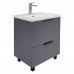 Тумба-умывальник Comforty Лима-60Н2 антрацит с раковиной Como 60 00-00019209 Тумба-умывальник Comforty Лима-60Н2 антрацит с раковиной Como 60 00-00019209