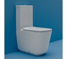 Унитаз моноблок Kerasan Tribeca 511730 Bianco mat (бачок и сиденье отдельно) цвет белый матовый 