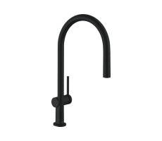 Смеситель для кухни Hansgrohe Talis M54 72803670 черный матовый 