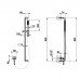 Душевой гарнитур GESSI Goccia 33645#299 Черный 