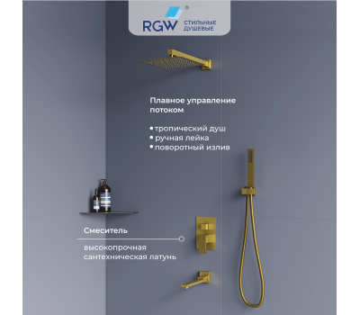 Душевая система скрытого монтажа RGW SP-56Gb 51140856-06  