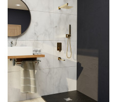 Душевая система встраиваемая RGW SP-56G Shower Panels 51140856-06 Золото Душевая система встраиваемая RGW SP-56G Shower Panels 51140856-06 Золото