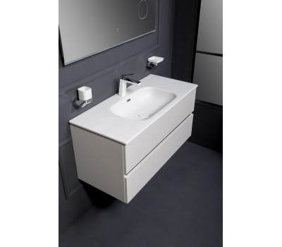 Тумба без раковины Armadi Art Vallessi 100 КАШЕМИР матовая 2 полки 837-100-C mat 