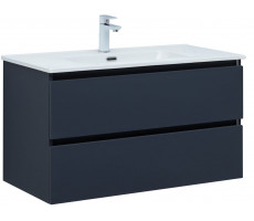 Тумба с раковиной Aquanet Вега 2.0 90 2 ящ. цв.маренго (раковина Flat) 00344760 Тумба с раковиной Aquanet Вега 2.0 90 2 ящ. цв.маренго (раковина Flat) 00344760