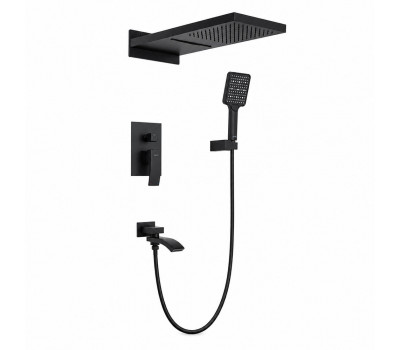 Душевая система встраиваемая GAPPO G7107-76, черный 