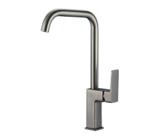 Смеситель для кухни WesnaArt NARCIS NAR06-150GM-25432, оружейная сталь