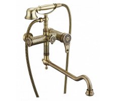 Смеситель для ванны с душем ZORG Antic A 401WDN-BR бронза Смеситель для ванны с душем ZORG Antic A 401WDN-BR бронза