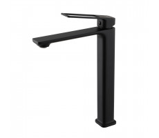 Смеситель высокий для раковины Gid Niagara L057-BM-D L057BMD черный матовый 