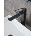 Смеситель высокий для раковины Gid Niagara L057-BM-D L057BMD черный матовый 