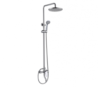 Душевая колонна со смесителем для ванны Bravat F6191238CP-A-RUS Хром 