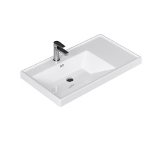 Раковина  9080 TL, встраиваемая, белая, EQUIL 